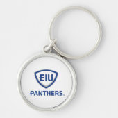 Porte-clés Logo Eastern Illinois Panthers Shield & Wordmark (Devant)