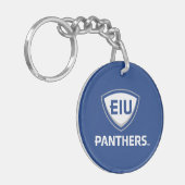 Porte-clés Logo Eastern Illinois Panthers Shield & Wordmark (Devant gauche)