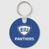 Porte-clés Logo Eastern Illinois Panthers Shield & Wordmark (Verso)