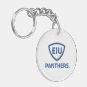 Porte-clés Logo Eastern Illinois Panthers Shield & Wordmark (Devant gauche)