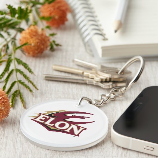 Porte-clés Logo Elon Phoenix (Devant droit)