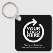 Porte-clés Logo Entreprise personnalisée (Recto)