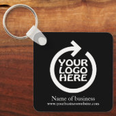 Porte-clés Logo Entreprise personnalisée (Recto)