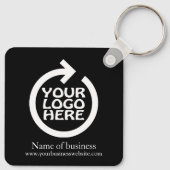 Porte-clés Logo Entreprise personnalisée (Dos)