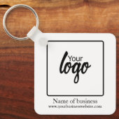 Porte-clés Logo Entreprise personnalisée (Recto)