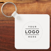 Porte-clés Logo et code QR personnalisés (Recto)