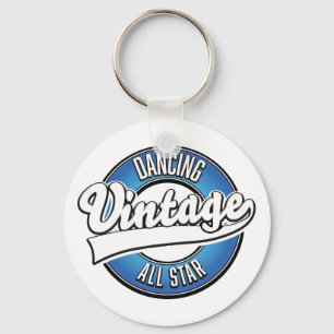 Porte-clés logo étoile tout dancing vintage