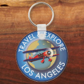 Porte-clés Logo Explorez Los Angeles (Recto)