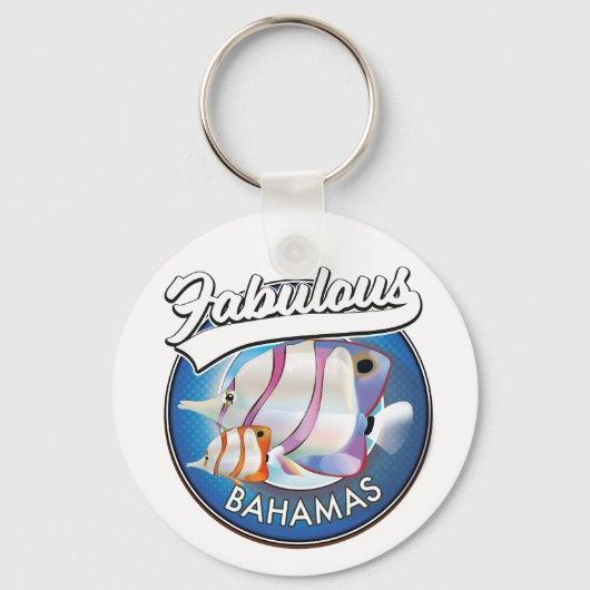 Porte-clés Logo fabuleux des Bahamas (Recto)