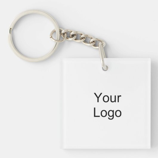 Porte-clés Logo fait sur commande (Devant)