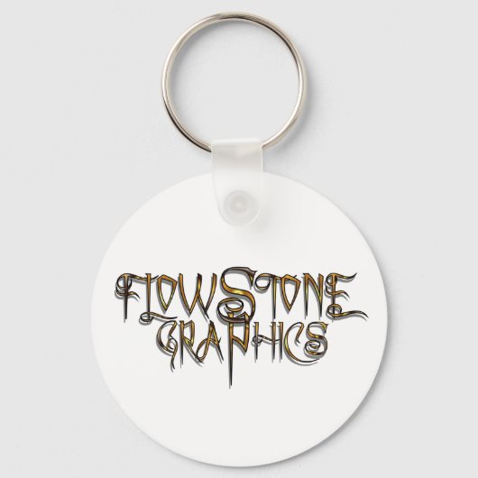 Porte-clés Logo Flowstone Graphics (Recto)