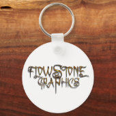 Porte-clés Logo Flowstone Graphics (Recto)