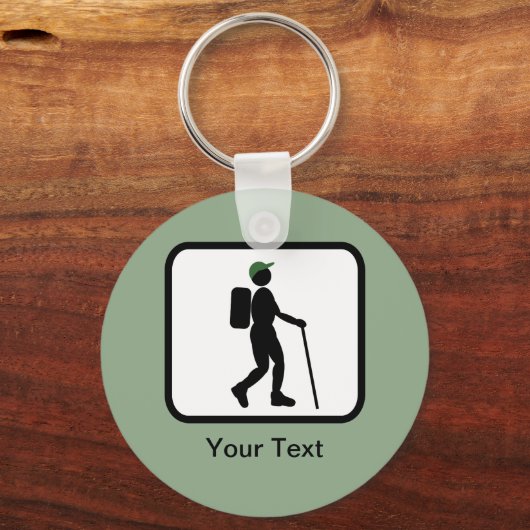 Porte-clés Logo Hiker personnalisable (Recto)