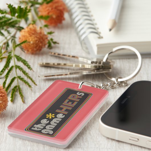 Porte-clés Logo horizontal*gameHERs (Devant droit)