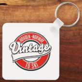 Porte-clés logo hovden norway (Verso)