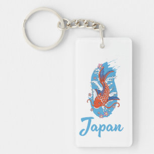 Porte-clés Logo Japon Pêche
