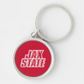 Porte-clés Logo JAX STATE de Jacksonville State University (Devant)