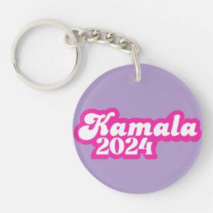 Porte-clés Logo Kamala Harris girly Pink 2024