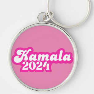 Porte-clés Logo Kamala Harris girly Pink 2024