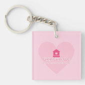 Porte-clés Logo Liviys Cares (Devant)