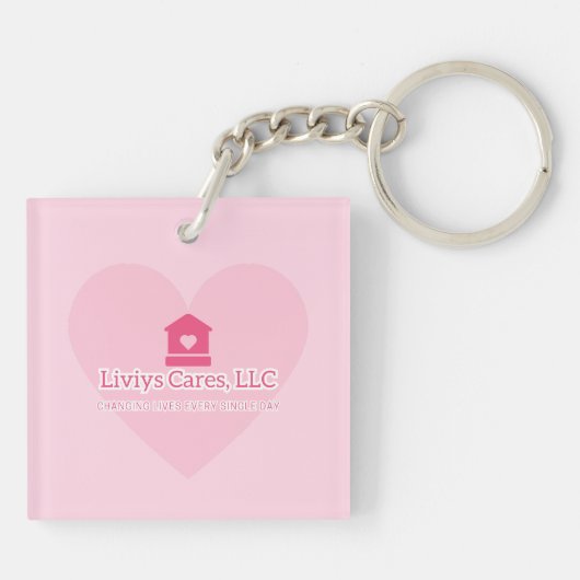 Porte-clés Logo Liviys Cares (Dos)