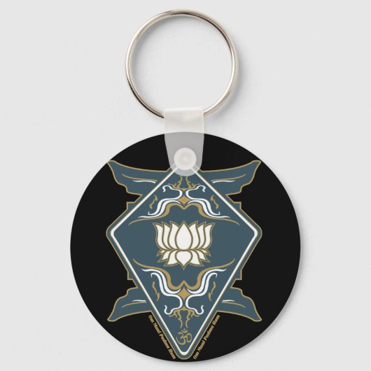 Porte-clés Logo Lotus Flower (Recto)