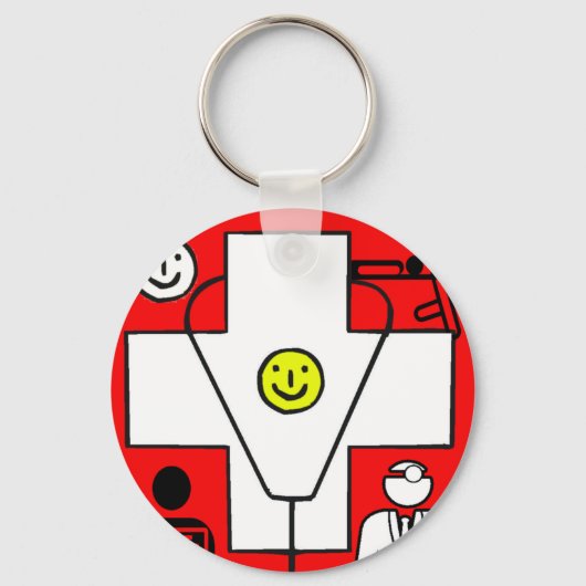 PORTE-CLÉS LOGO MÉDICALE (Recto)