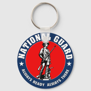 Porte-clés Logo militaire de la Garde nationale de l'armée