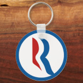 Porte-clés Logo Mitt Romney "R" (Recto)