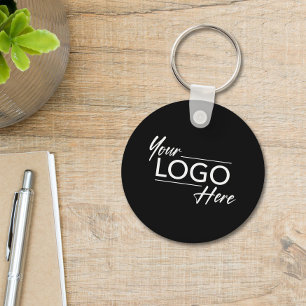 Porte-clés Logo moderne noir