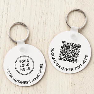Porte-clés Logo moderne QR Code Promo