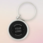 Porte-clés Logo modifiable Remplacement et nom de l'entrepris
