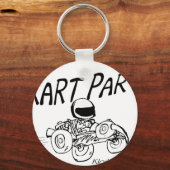 Porte-clés Logo noir Kart Party (Recto)