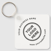 Porte-clés Logo | Nom de l'entreprise | Site Web | Promotionn (Recto)