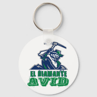 PORTE-CLÉS LOGO OFFICIEL AVID BLANC