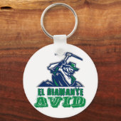 PORTE-CLÉS LOGO OFFICIEL AVID BLANC (Recto)