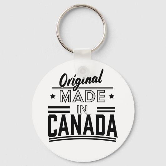Porte-clés Logo original fabriqué au Canada (Recto)