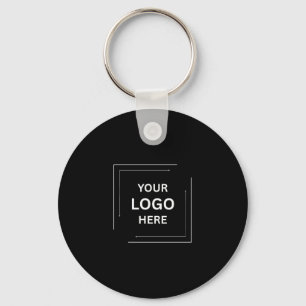Porte-clés Logo personnalisé d'entreprise minimaliste moderne