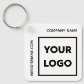 Porte-clés Logo personnalisé et échange de texte (Recto)