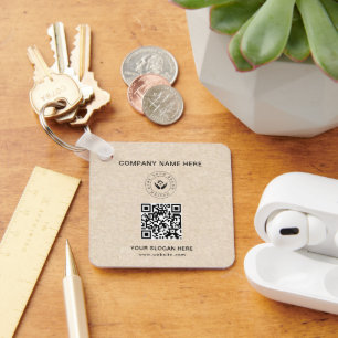Porte-clés Logo personnalisé minimaliste simple et promotion 