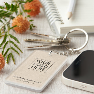 Porte-clés Logo personnalisé minimaliste simple et promotion