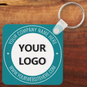 Porte-clés Logo professionnel personnalisé et cadeau Porte -  (Verso)