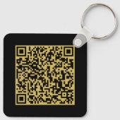 Porte-clés Logo professionnel personnalisé et code QR Swag pr (Dos)