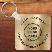 Porte-clés Logo promotionnel Gold (Recto)