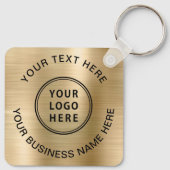 Porte-clés Logo promotionnel Gold (Dos)