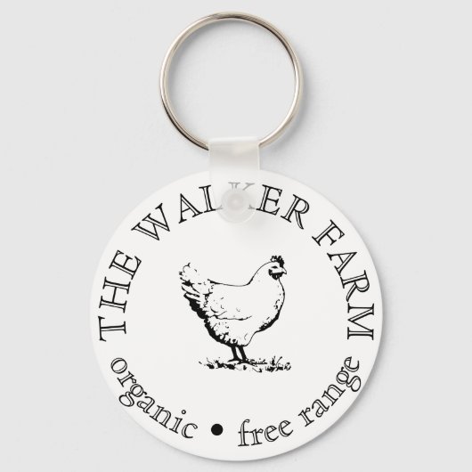 Porte-clés Logo promotionnel personnalisé (Recto)