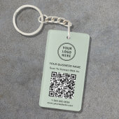 Porte-clés Logo promotionnel QR Code Sage