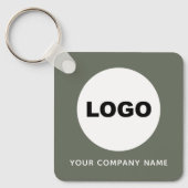 Porte-clés Logo promotionnel Sage Business Company Code QR (Recto)