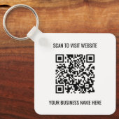 Porte-clés Logo QR Code Porte - clé promotionnel (Recto)
