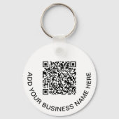 Porte-clés Logo QR Code promotionnel (Recto)